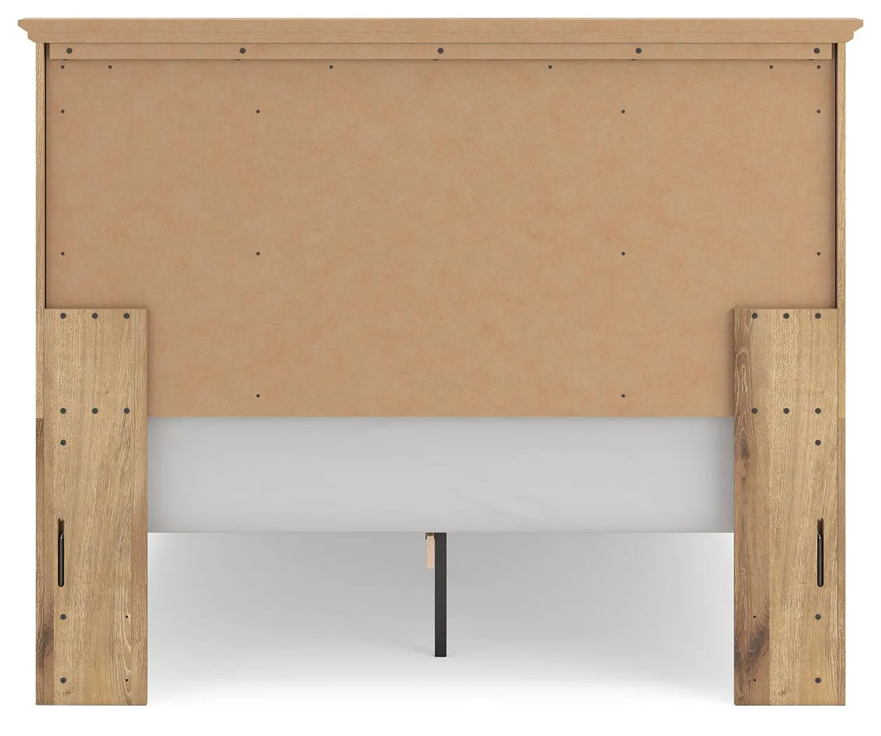 Fenderport Queen Panel Storage Bed — Tan — view 7