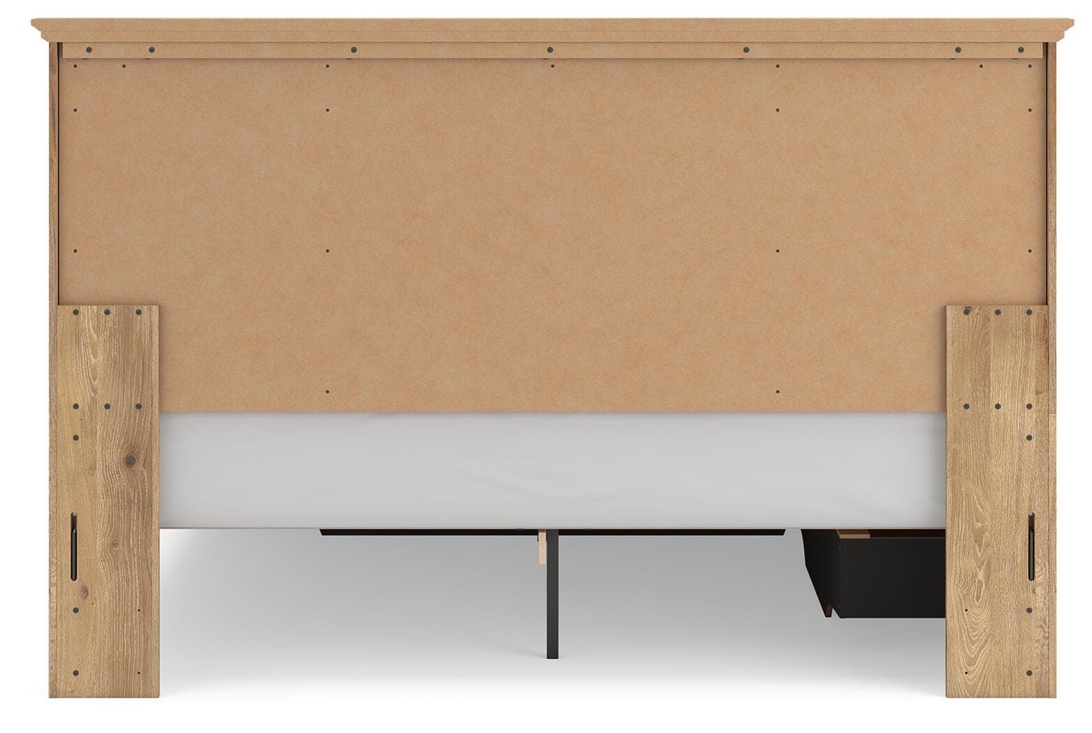 Fenderport King Panel Storage Bed — Tan — view 7
