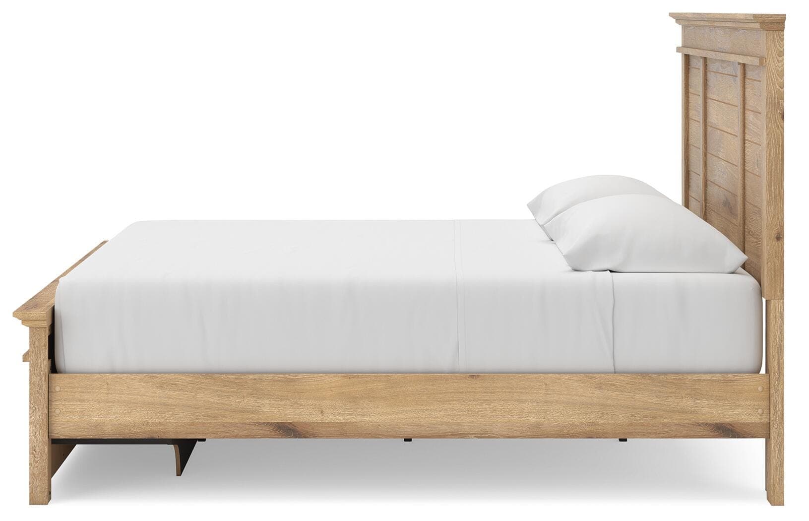 Fenderport King Panel Storage Bed — Tan — view 8