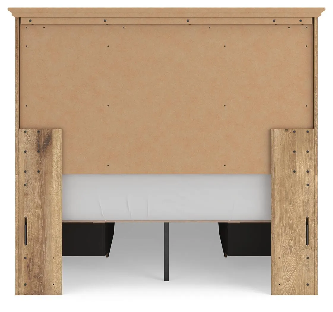 Fenderport Full Panel Storage Bed — Tan — view 7