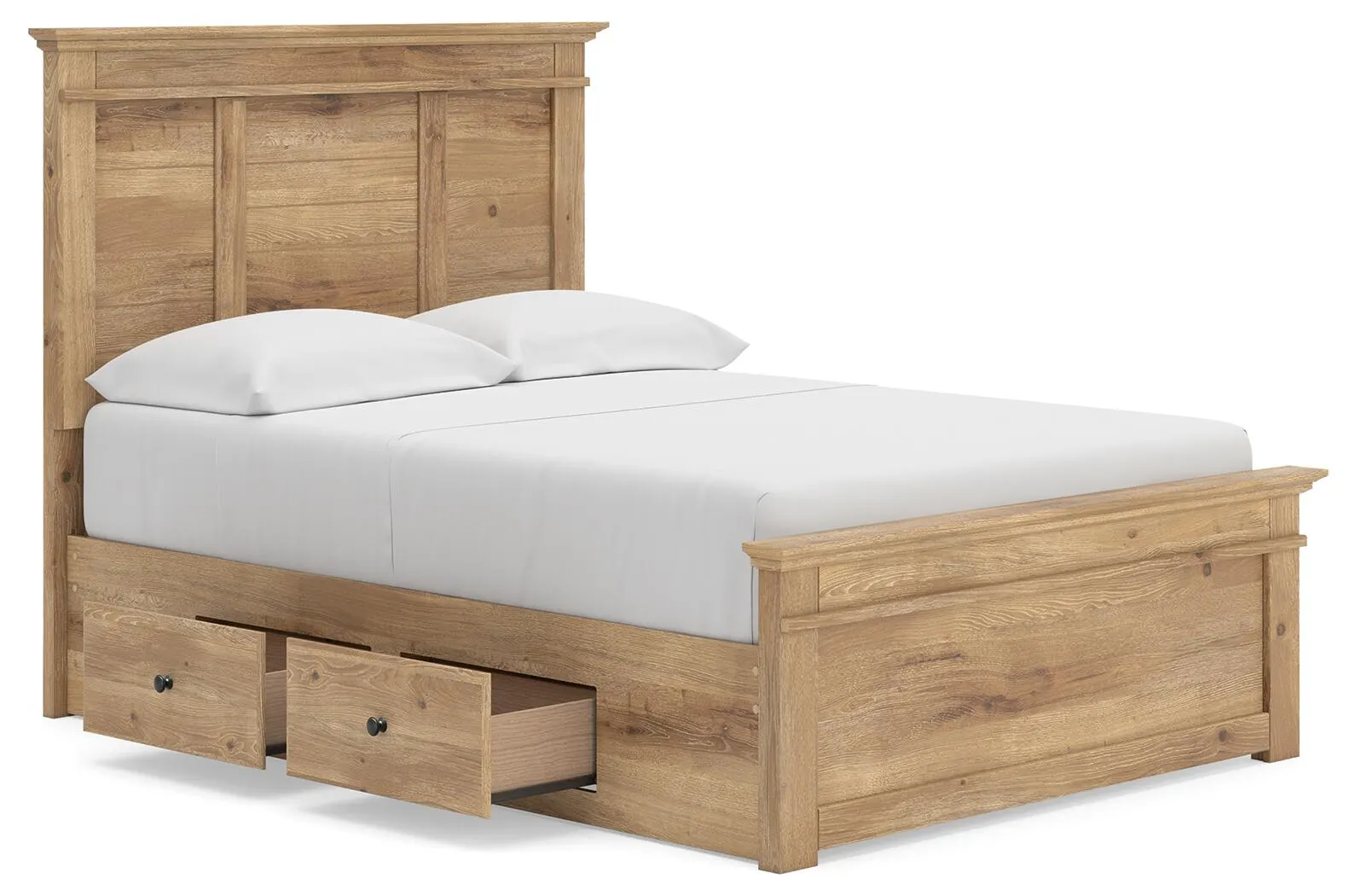 Fenderport Full Panel Storage Bed — Tan — view 5