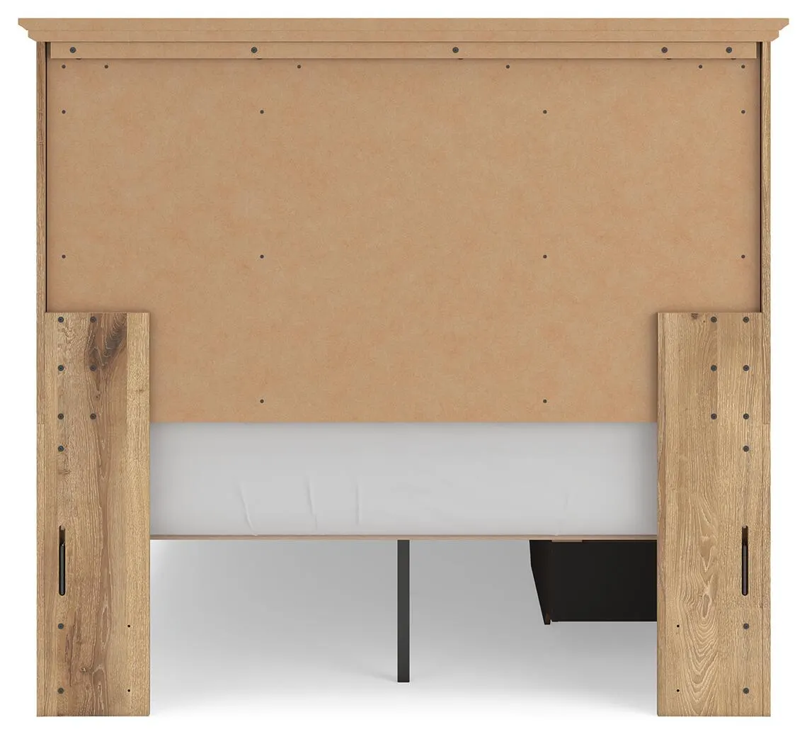 Fenderport Full Panel Storage Bed — Tan — view 7