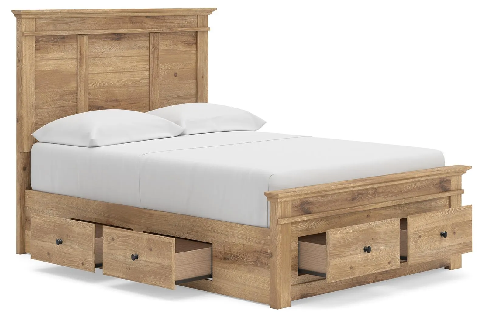 Fenderport Full Panel Storage Bed — Tan — view 5