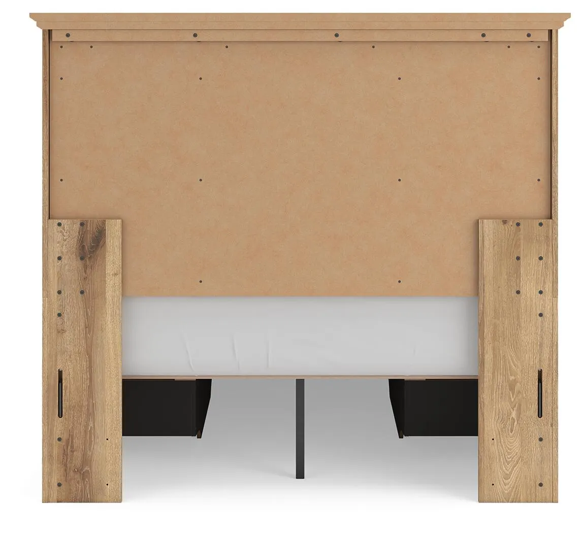 Fenderport Full Panel Storage Bed — Tan — view 7