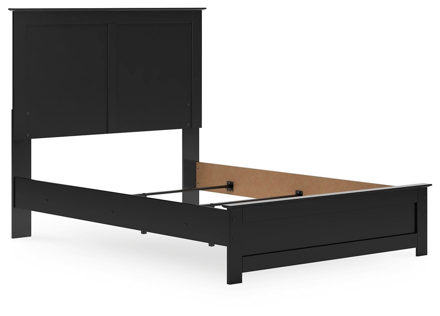 Maribel Full Panel Bed — Black/Gray — view 3