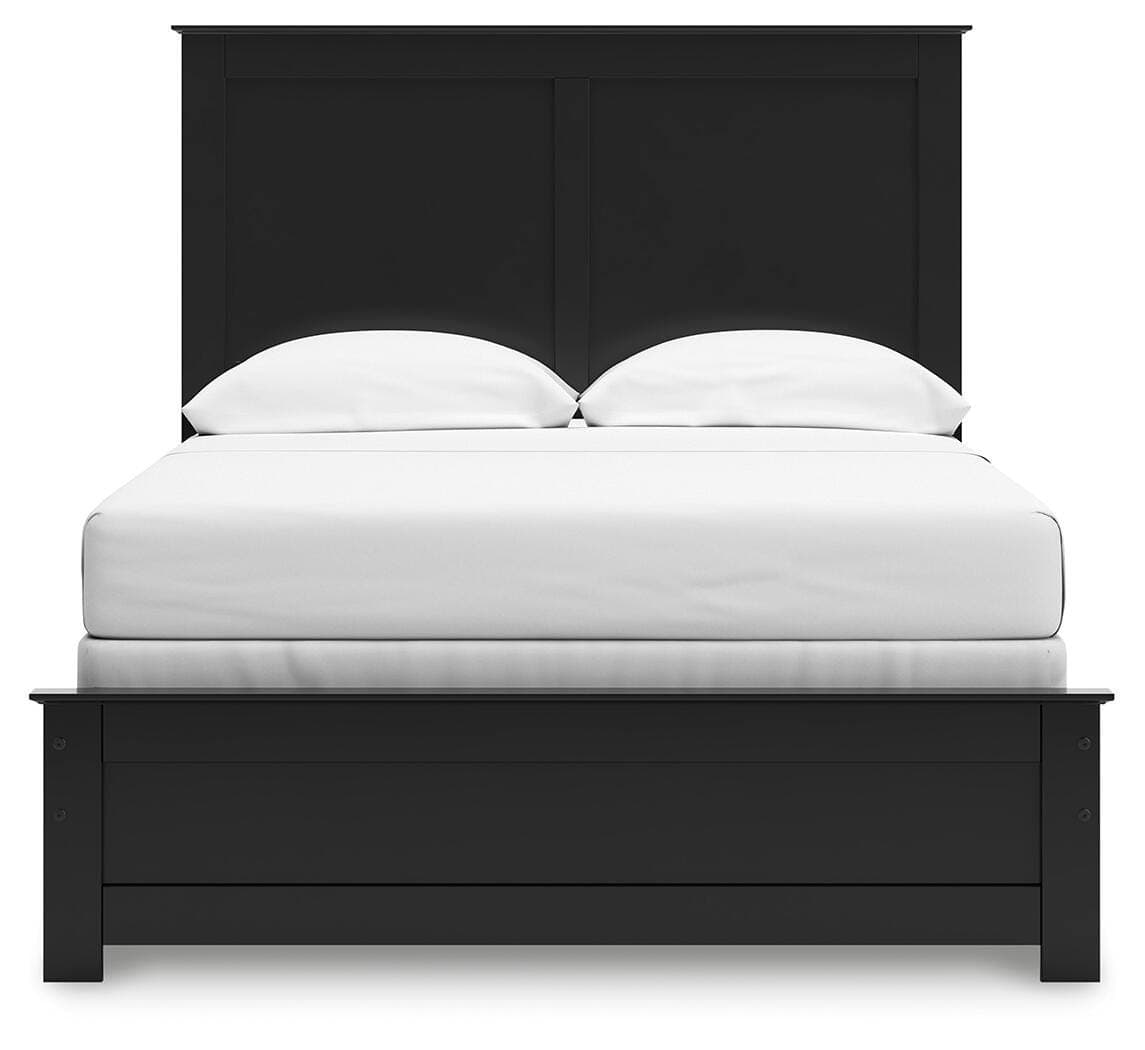 Maribel Full Panel Bed — Black/Gray — view 5