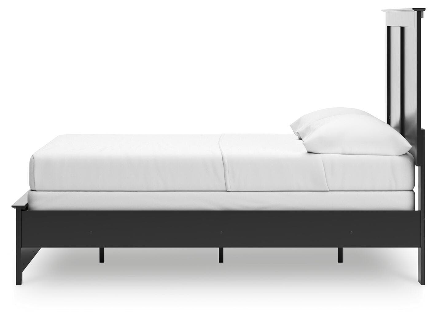 Maribel Full Panel Bed — Black/Gray — view 7