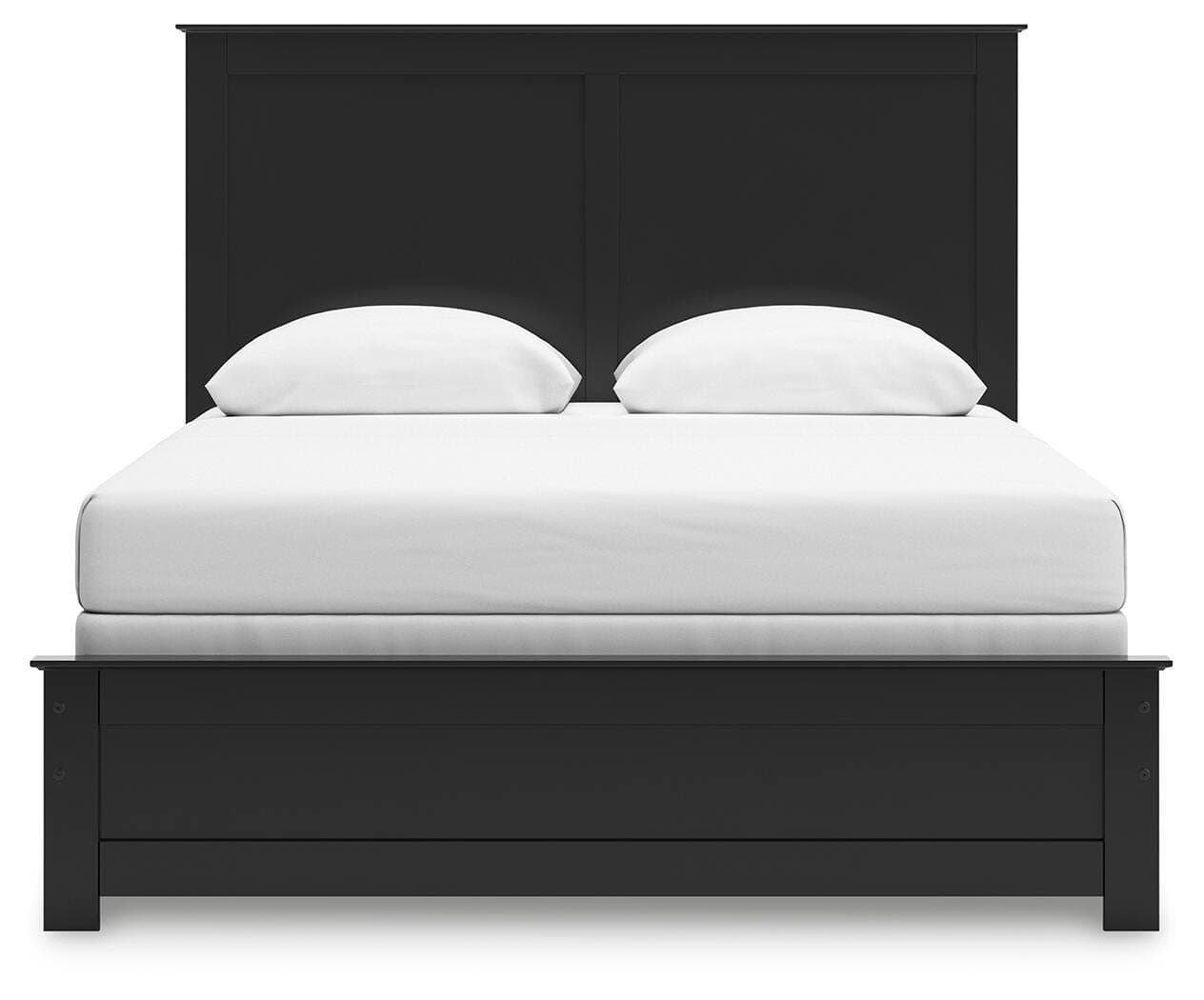 Maribel Queen Panel Bed — Black/Gray — view 5