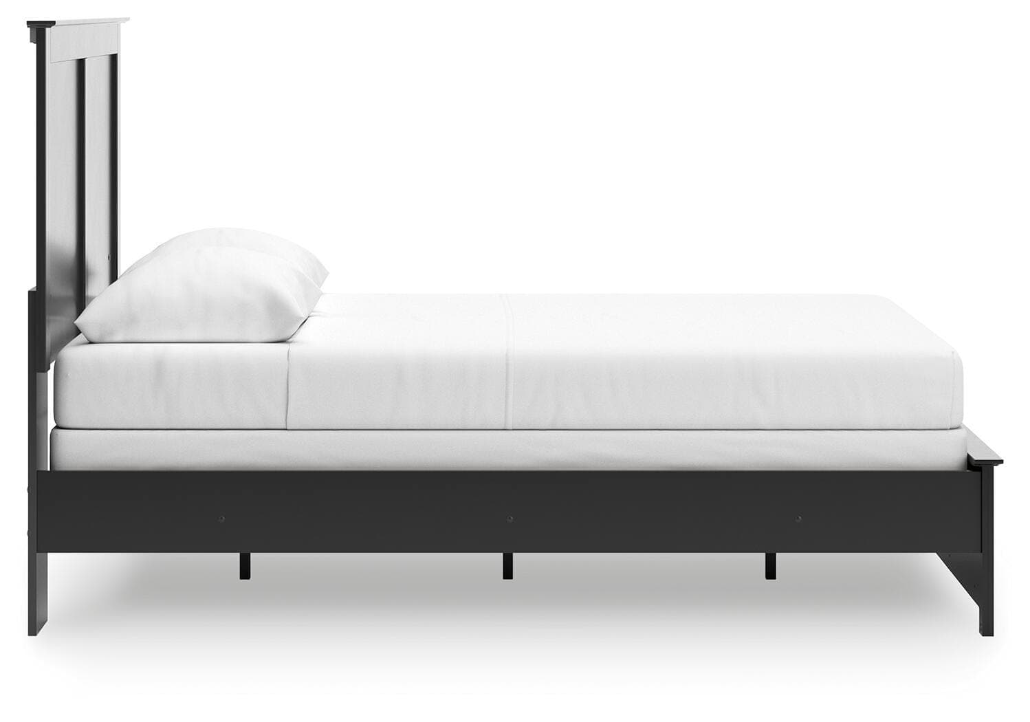 Maribel Queen Panel Bed — Black/Gray — view 8