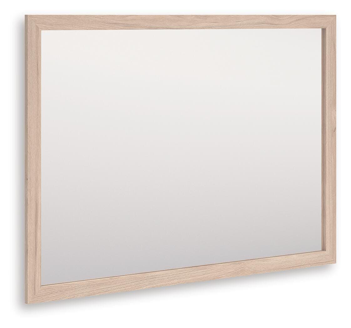 Shapella Bedroom Mirror — Brown/Beige — Middletown Furniture, Middletown OH
