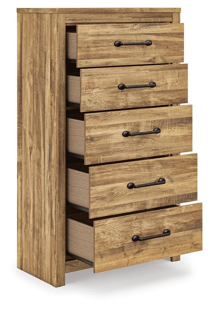 Branstony Chest of Drawers — Brown/Beige — view 4