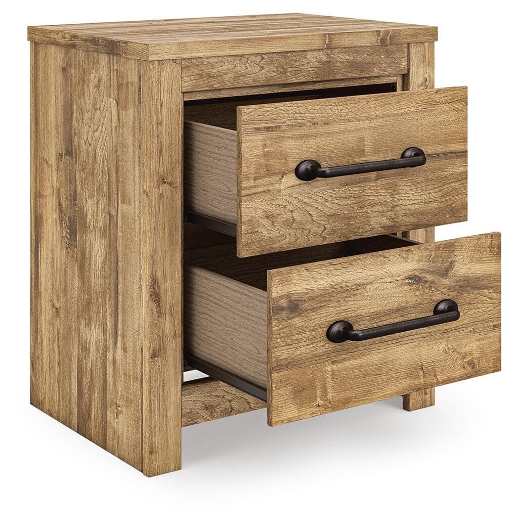 Branstony Nightstand — Brown/Beige — view 4