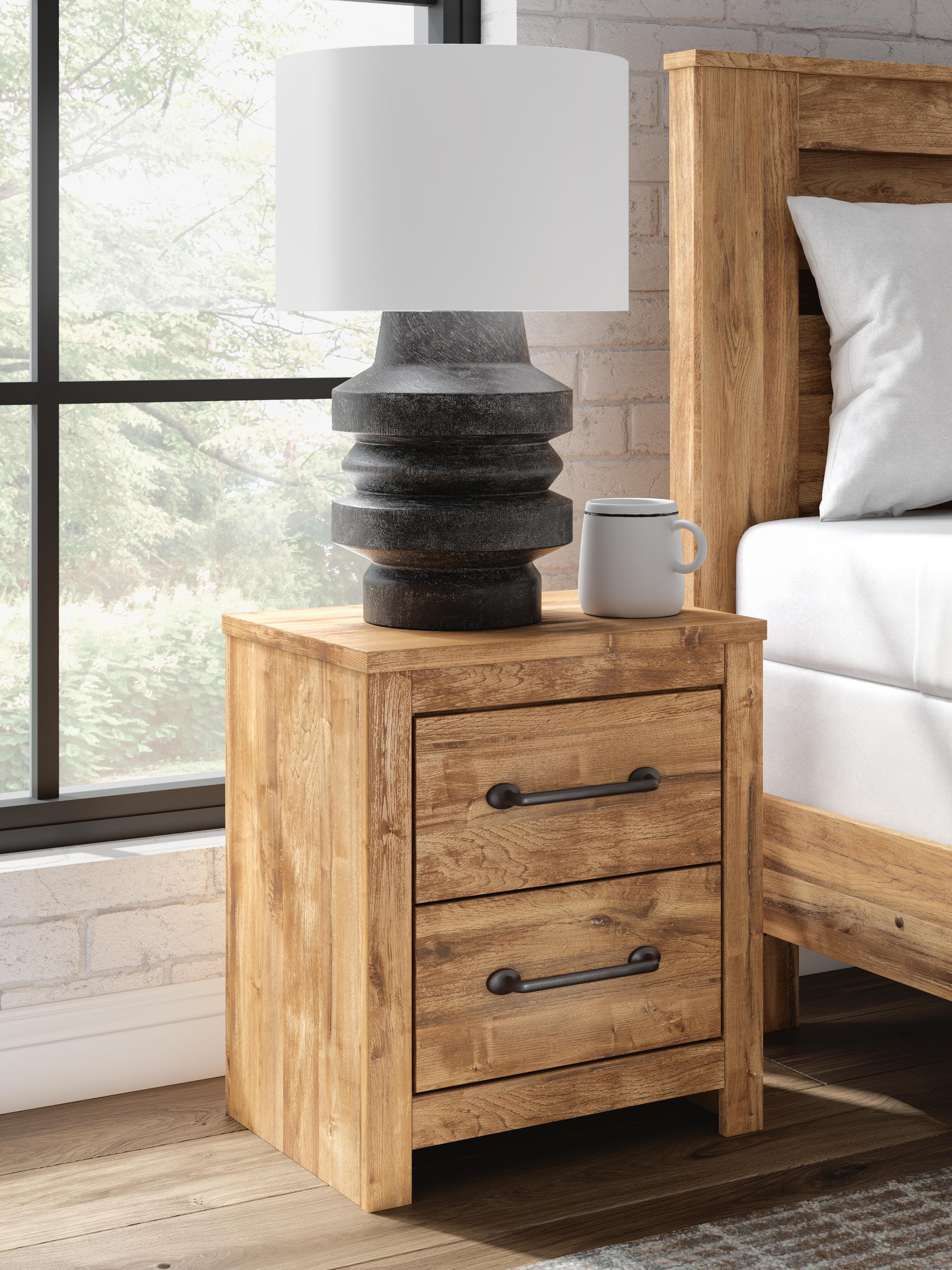 Branstony Nightstand — Brown/Beige — view 2
