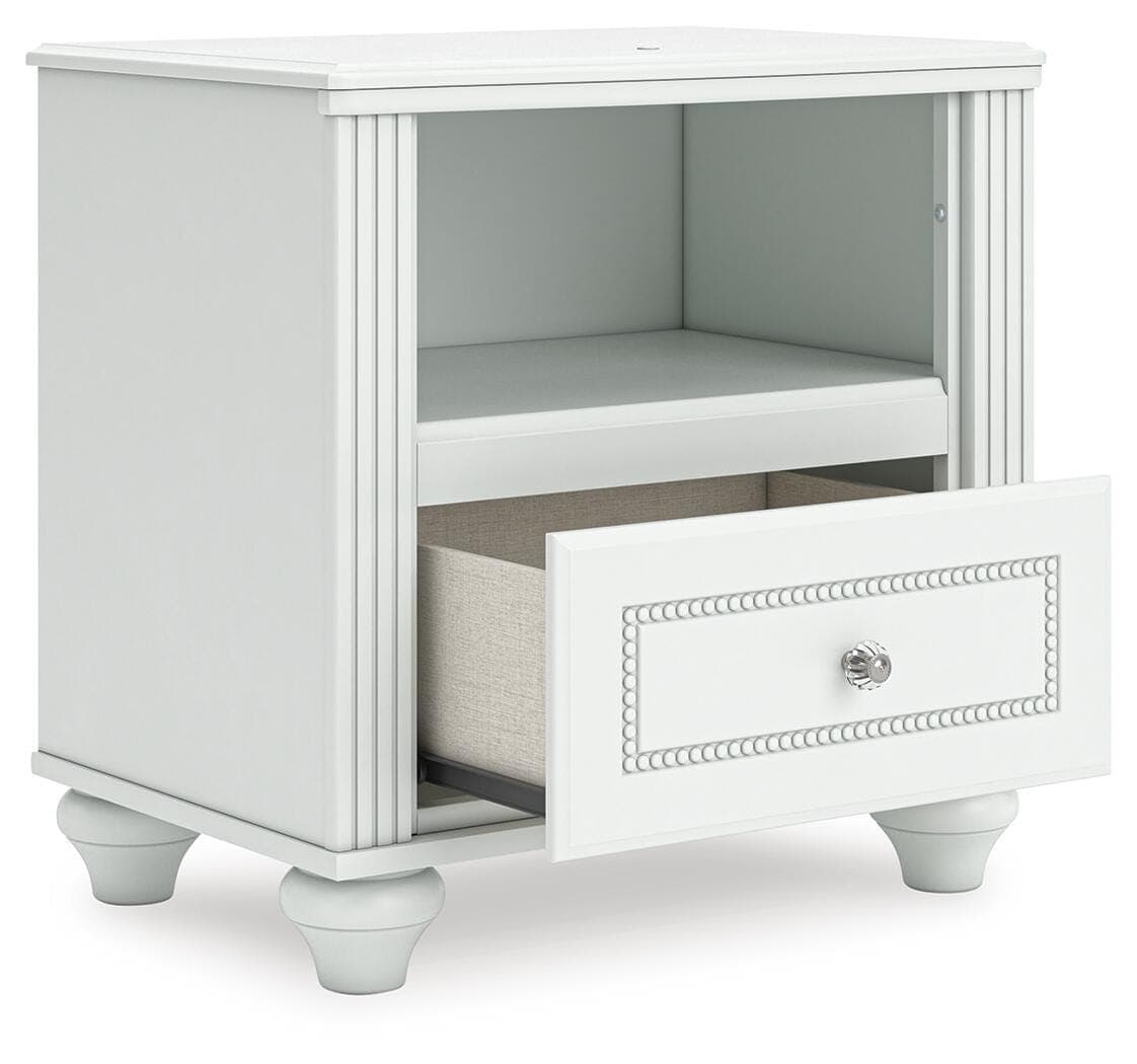 Maylilly Nightstand — White — view 3
