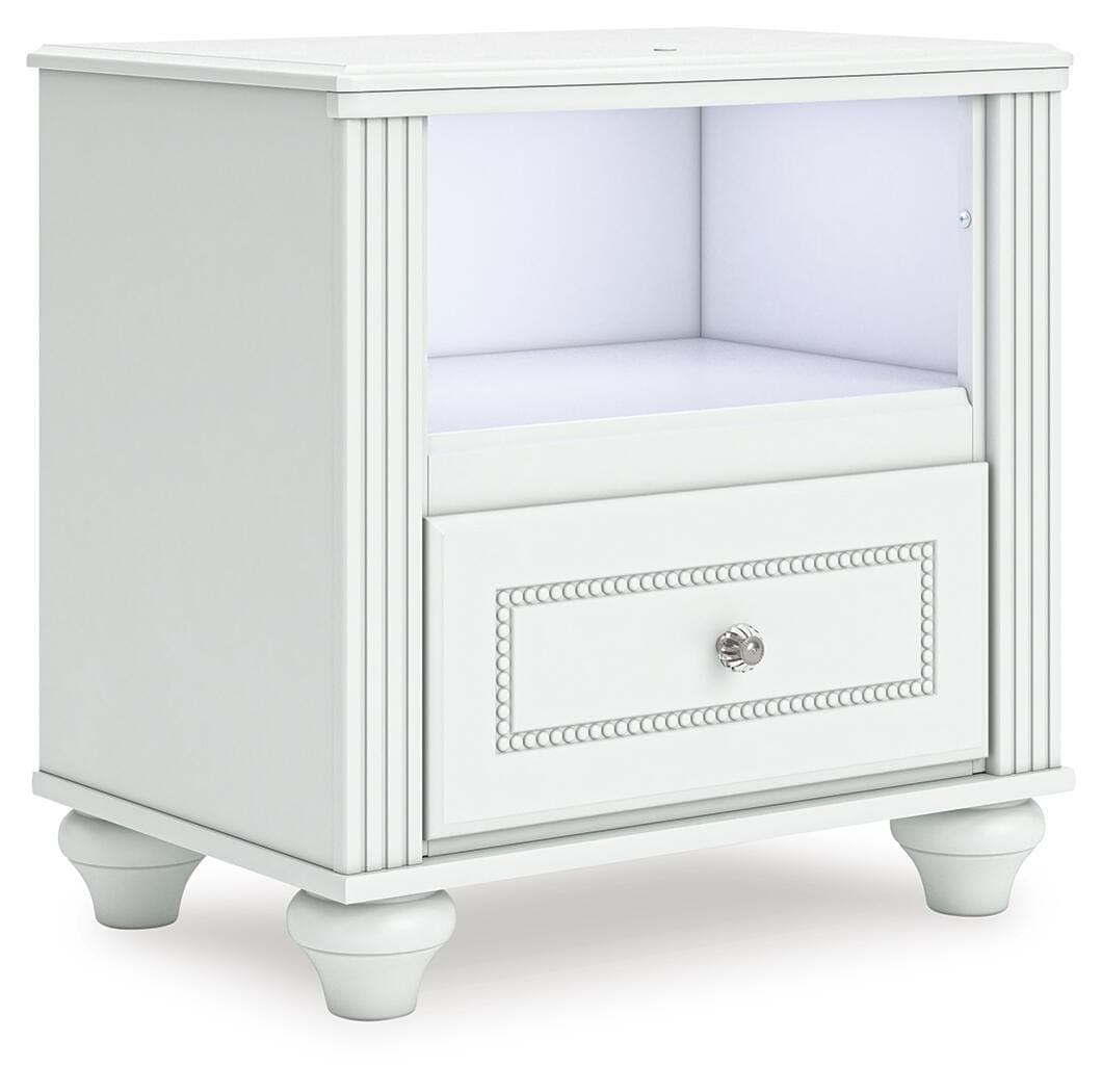 Maylilly Nightstand — White — view 5