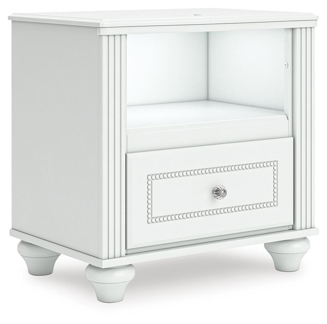 Maylilly Nightstand — White — view 6