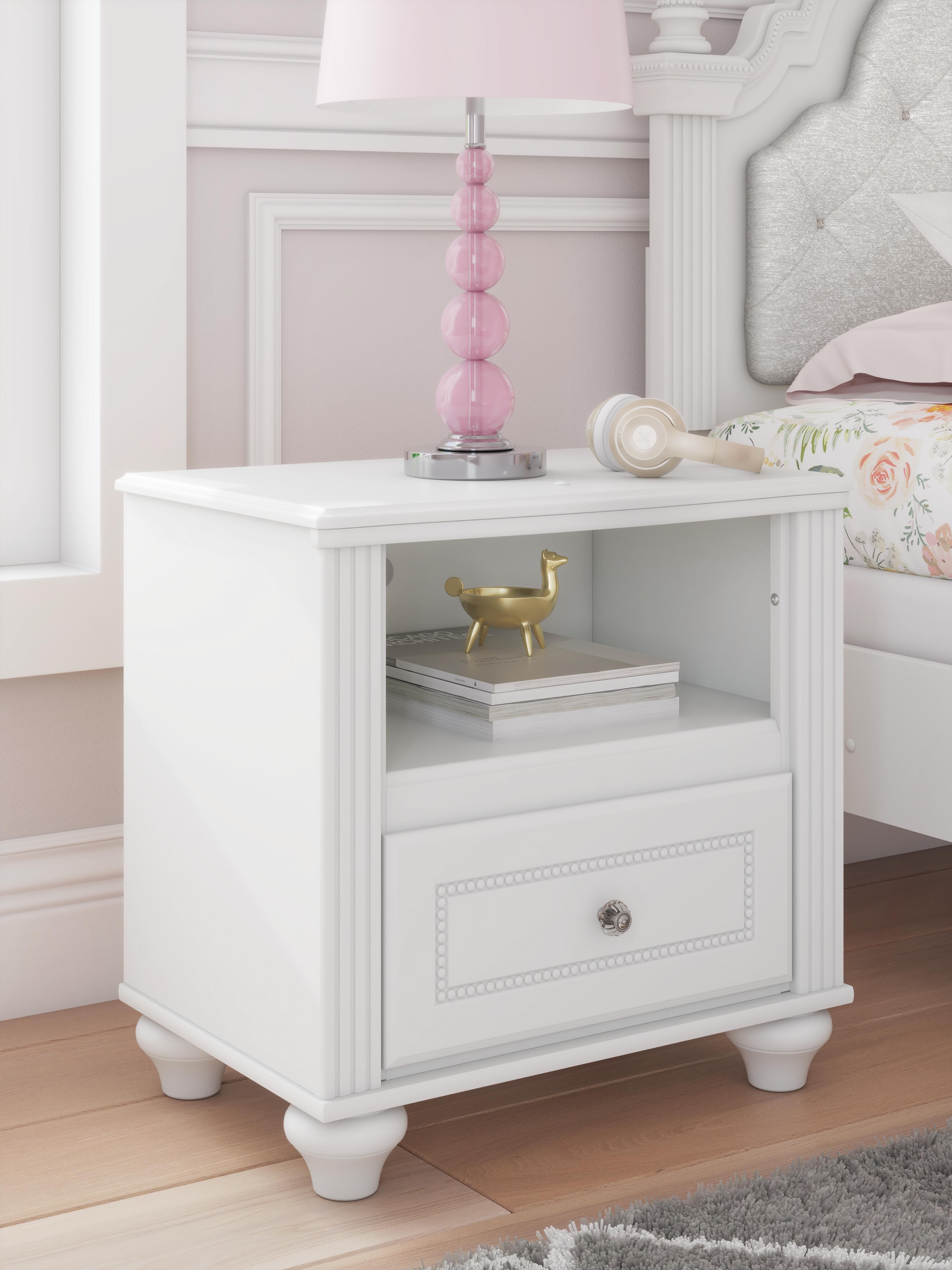 Maylilly Nightstand — White — view 2