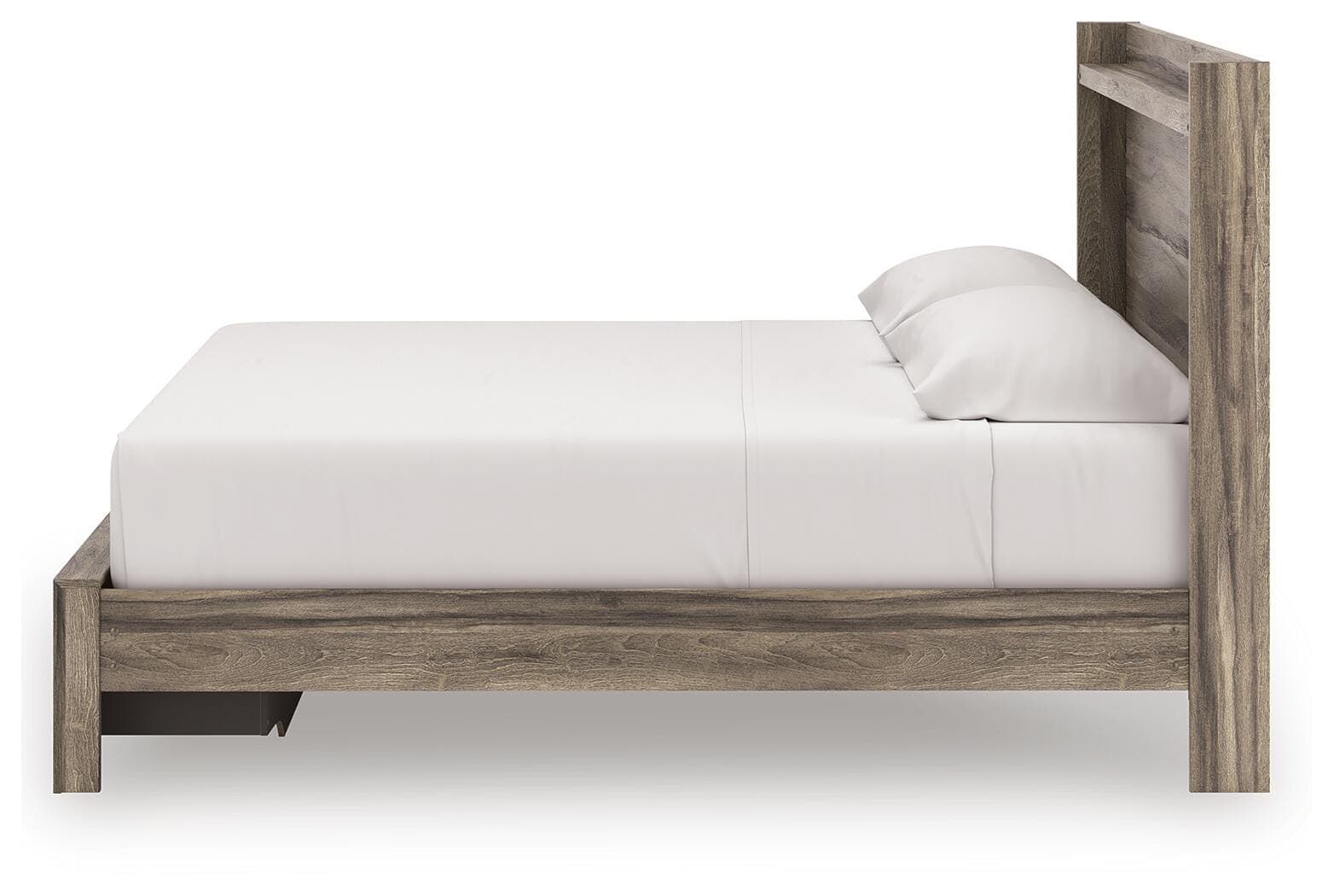 Baystorm King Panel Storage Bed — Brown — view 7