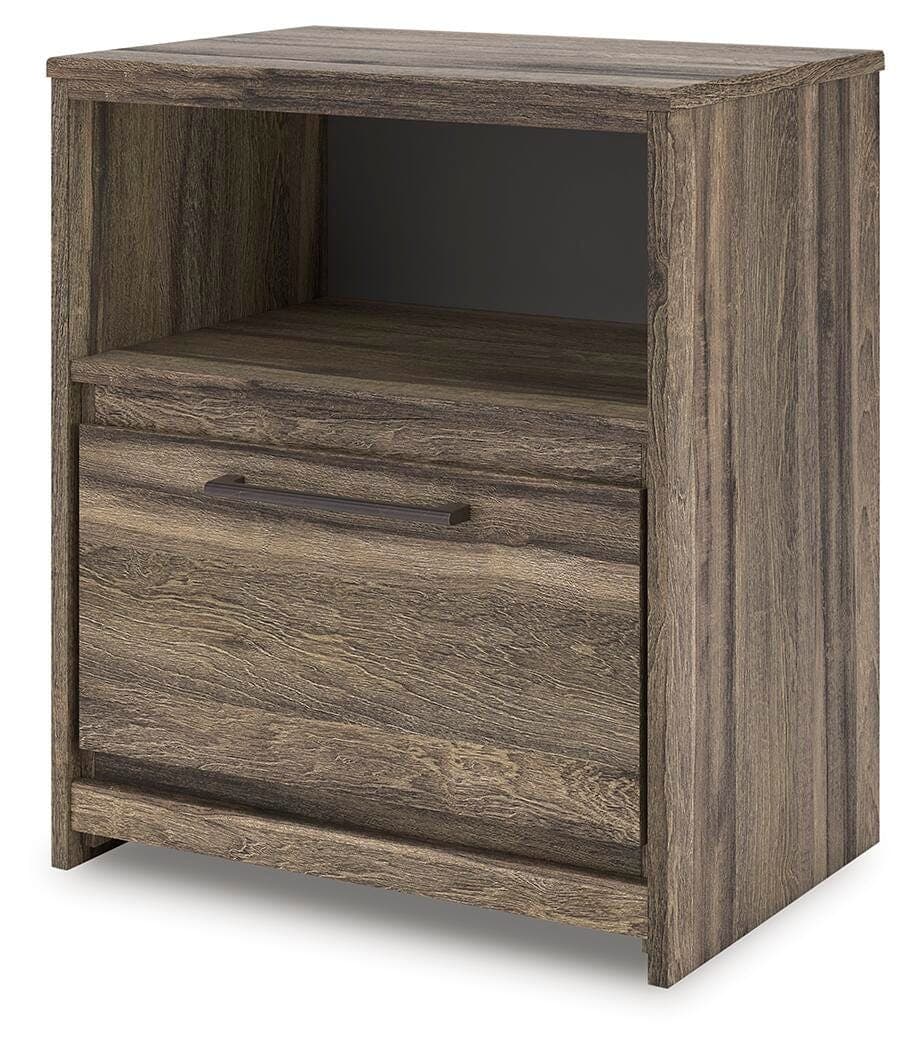 Baystorm Nightstand — Brown/Beige — view 3