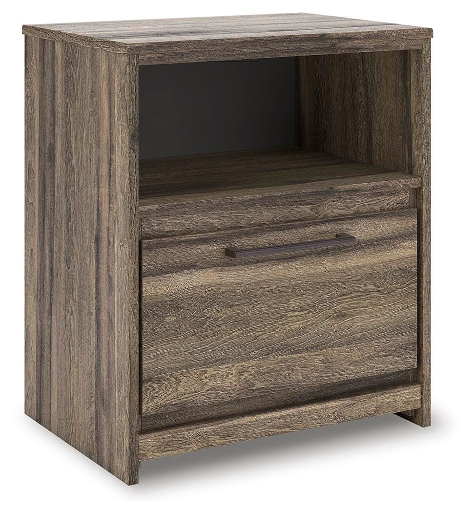 Baystorm Nightstand — Brown/Beige — view 2