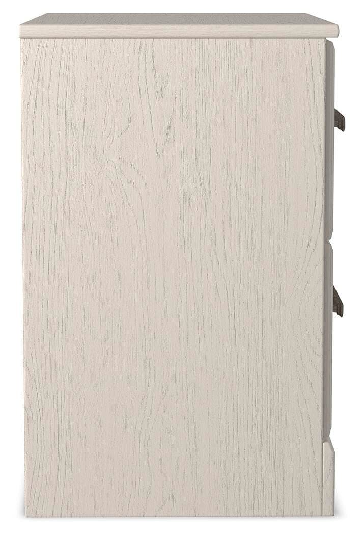 Stelsie Nightstand — White — view 3