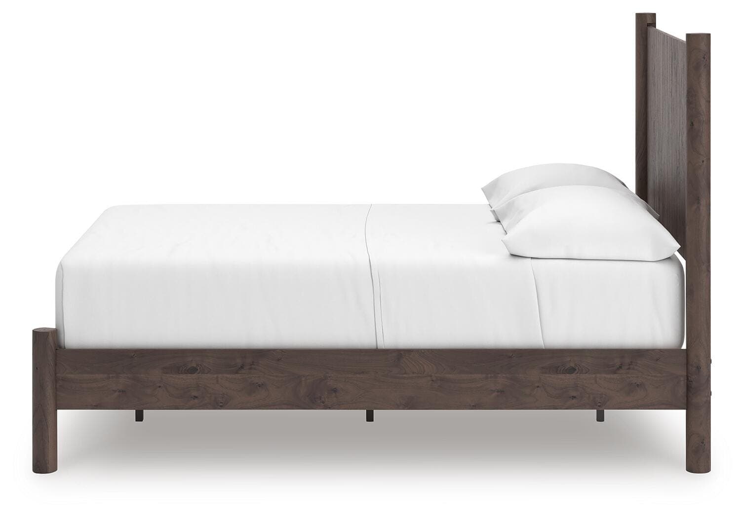 Cadmori Full Panel Platform Bed — Brown — view 7