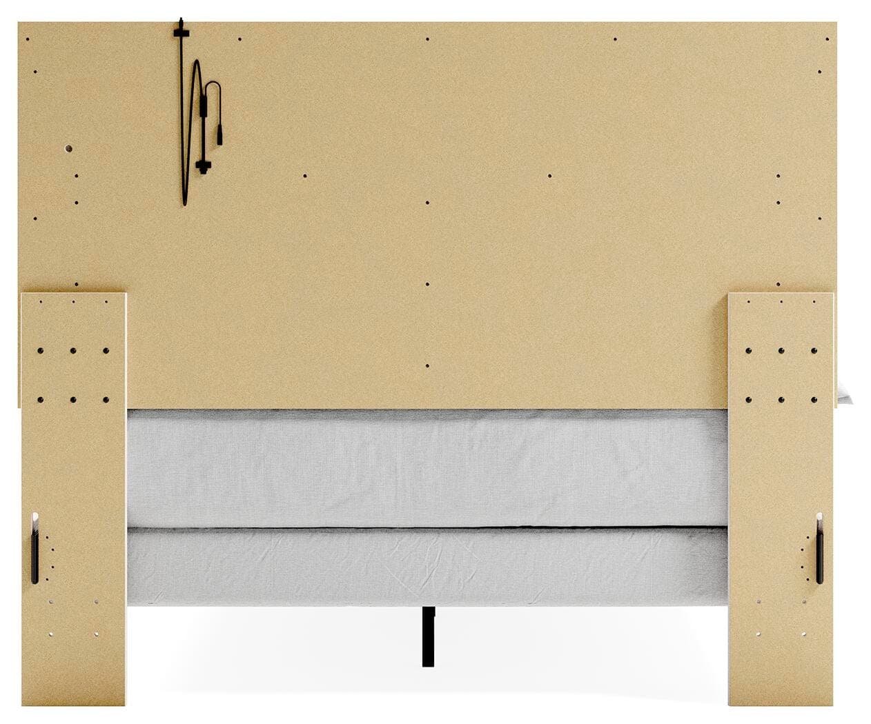 Altyra Queen Panel Bed — White — view 7