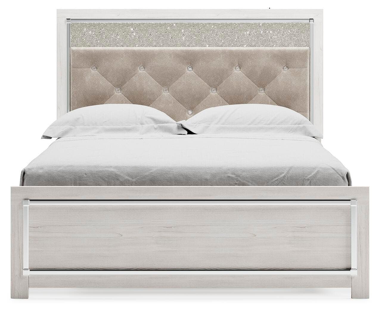 Altyra Queen Panel Bed — White — view 5