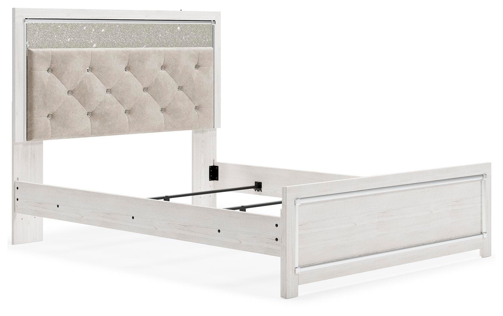 Altyra Queen Panel Bed — White — view 3