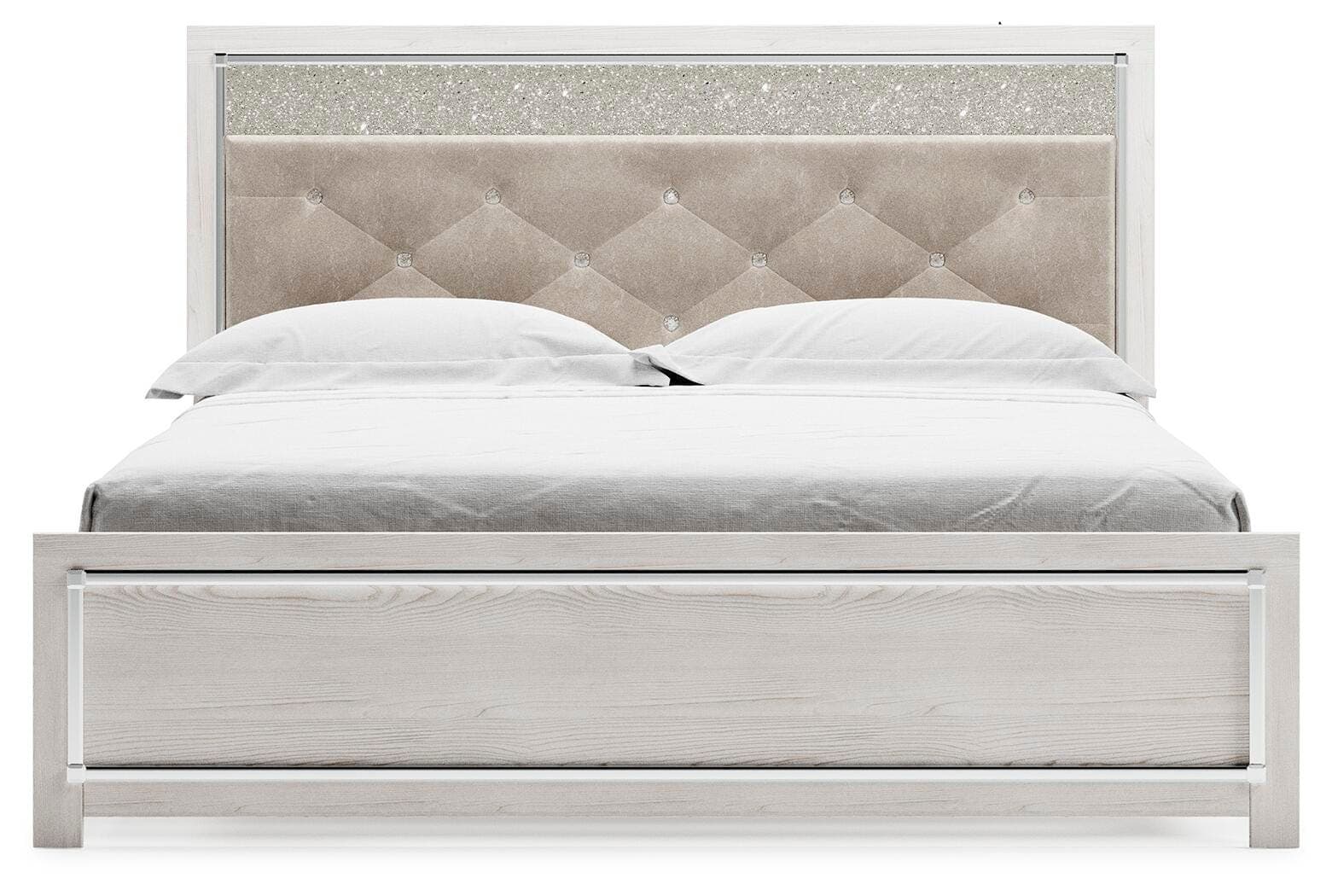 Altyra King Panel Bed — White — view 5