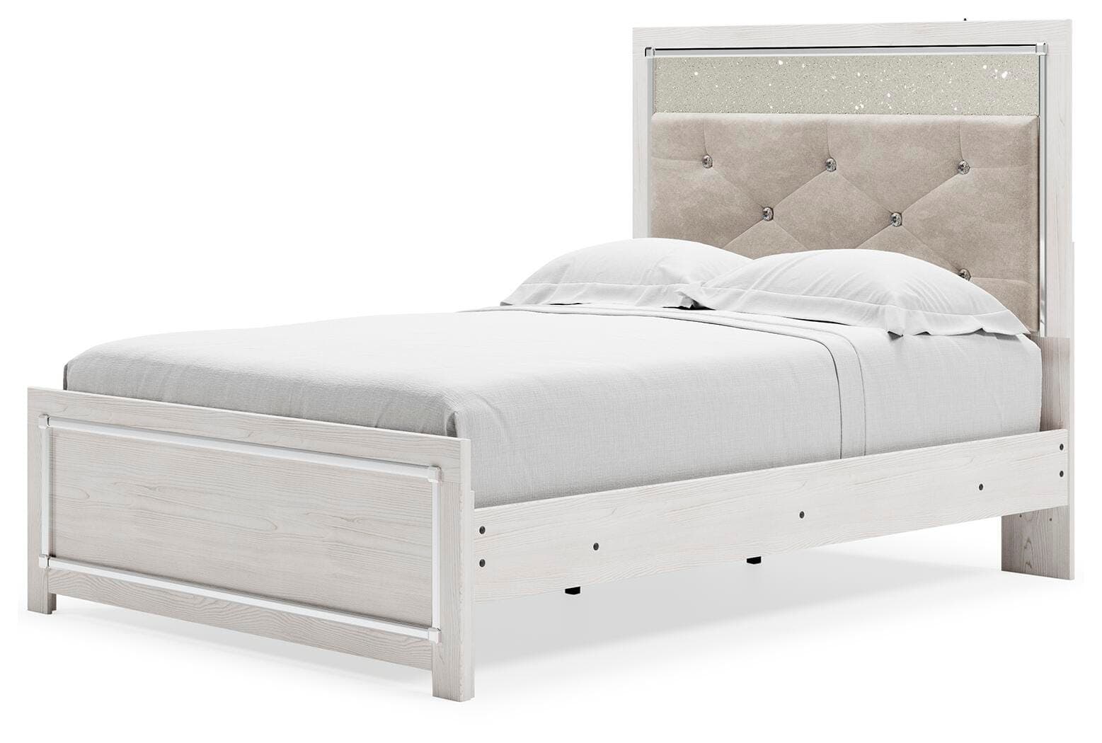Altyra Full Panel Bed — White — view 7
