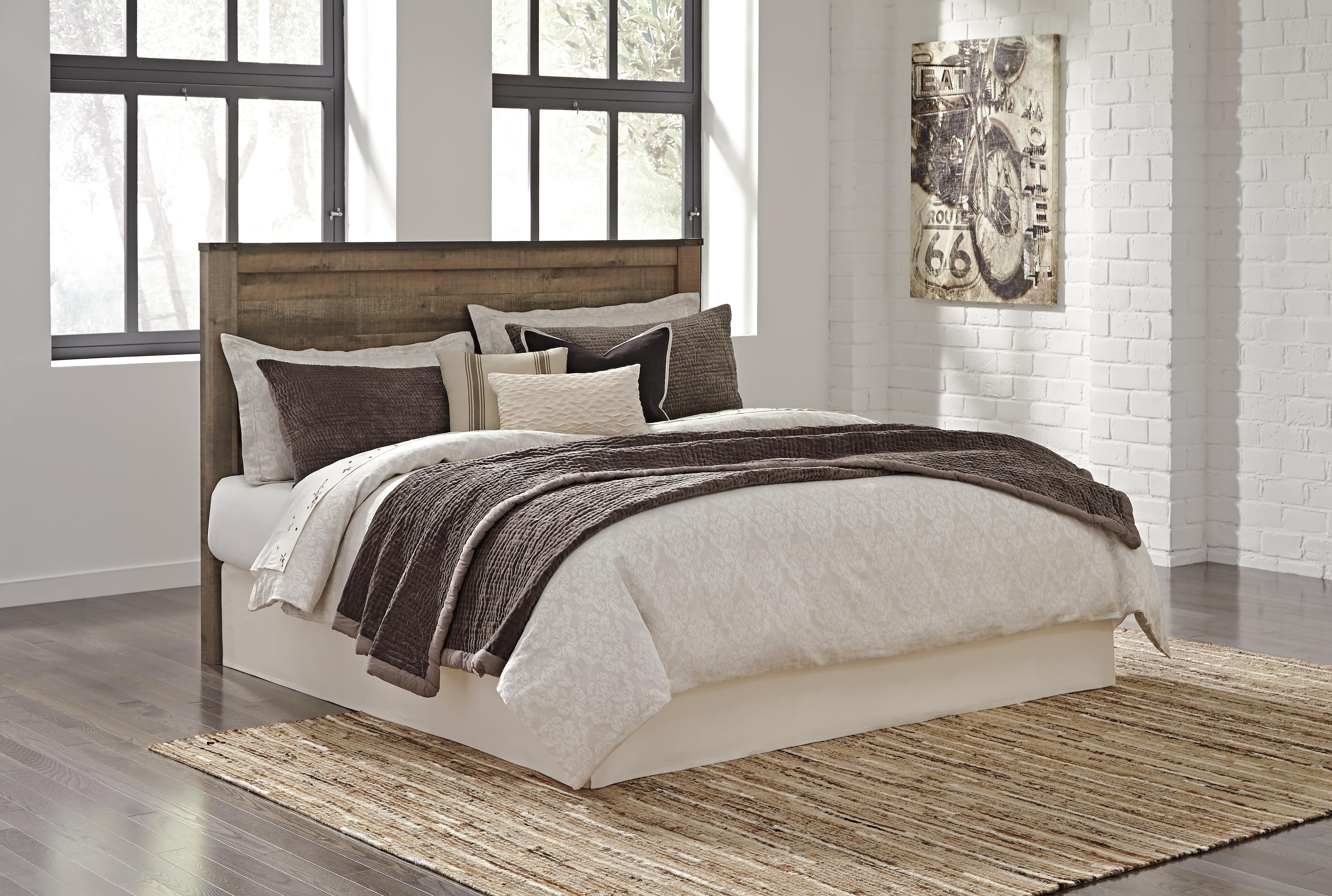 Trinell King/California King Panel Headboard — Brown/Beige — view 3