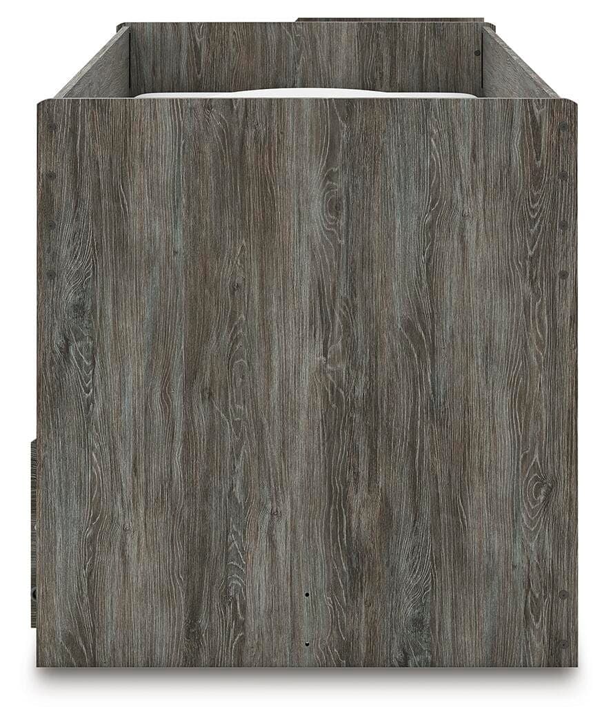 Frandern Twin over Twin Loft Bed — Gray — view 7