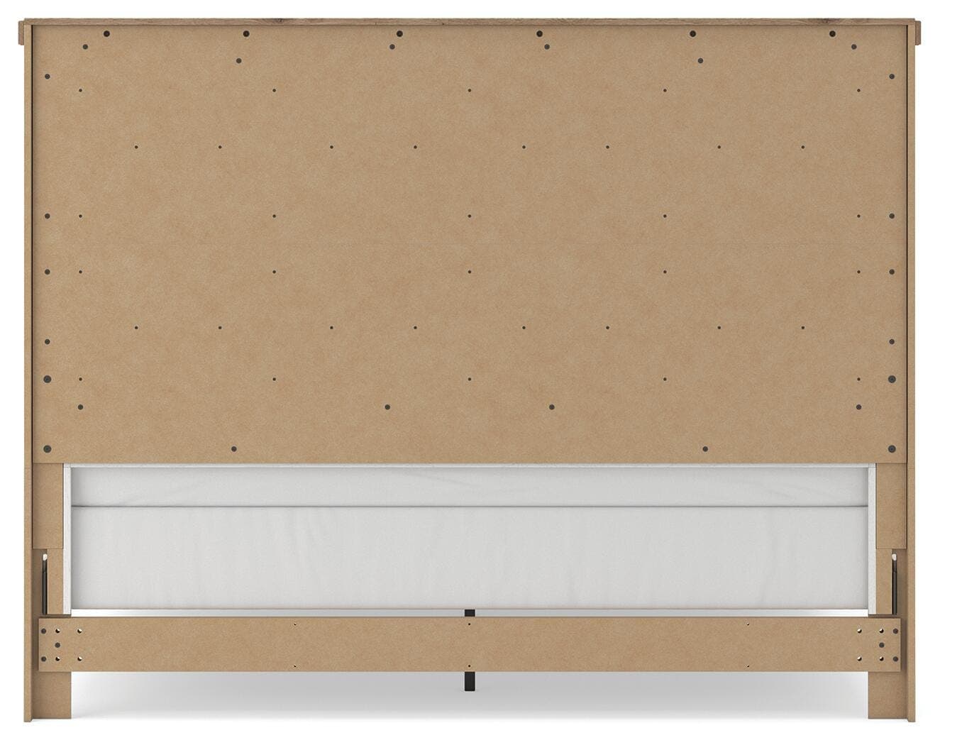 Savonport King Panel Bed — White/Brown — view 8