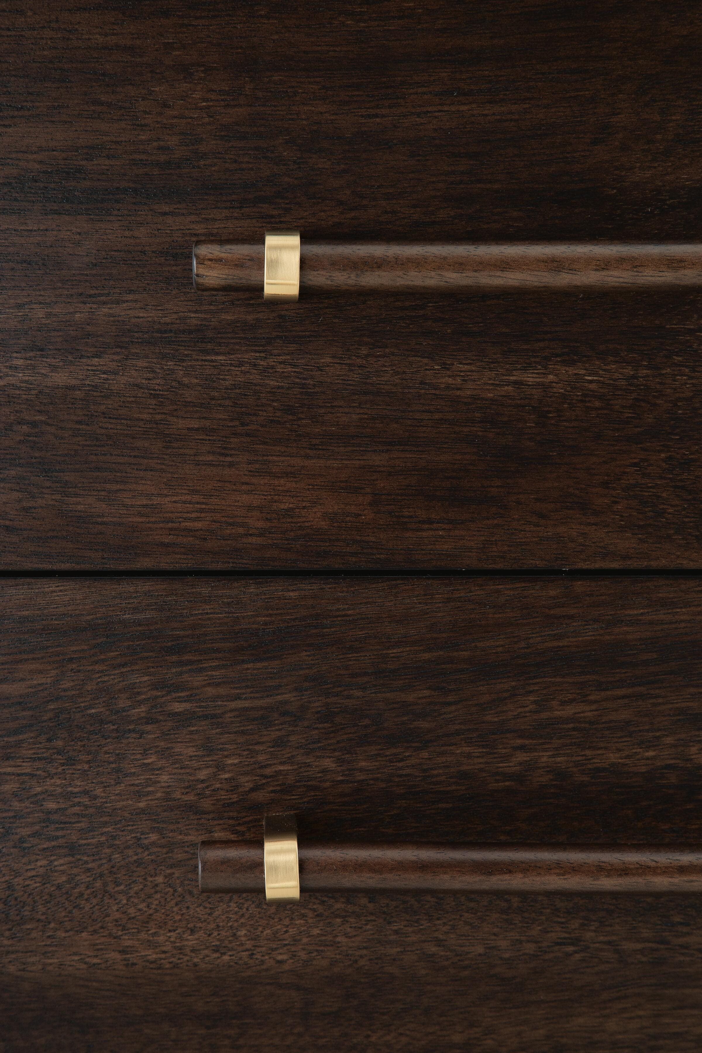 Dantenton Dresser and Mirror — Merlot — view 6