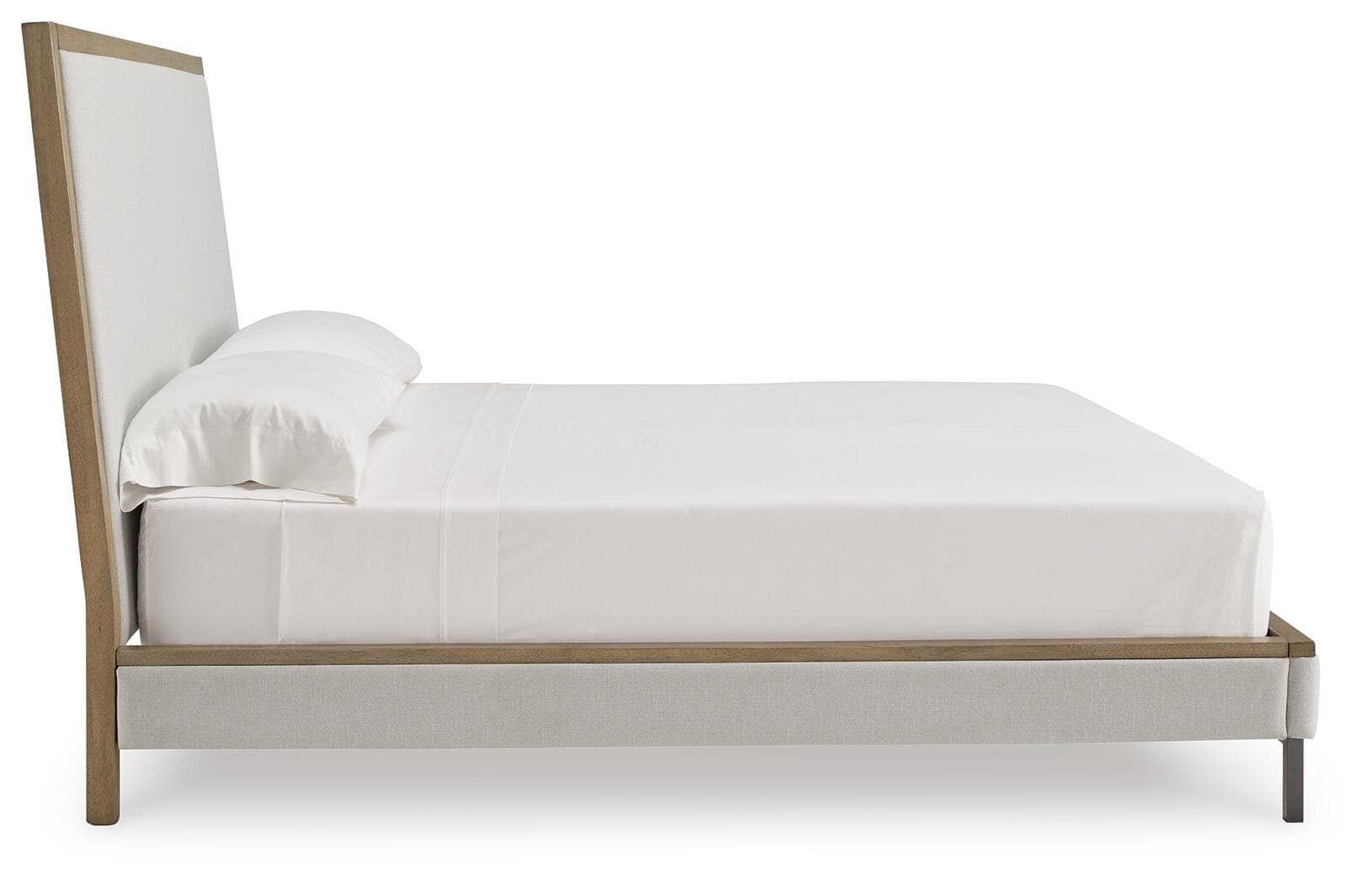 Tomtyn King Upholstered Bed — Brown/Beige — view 5