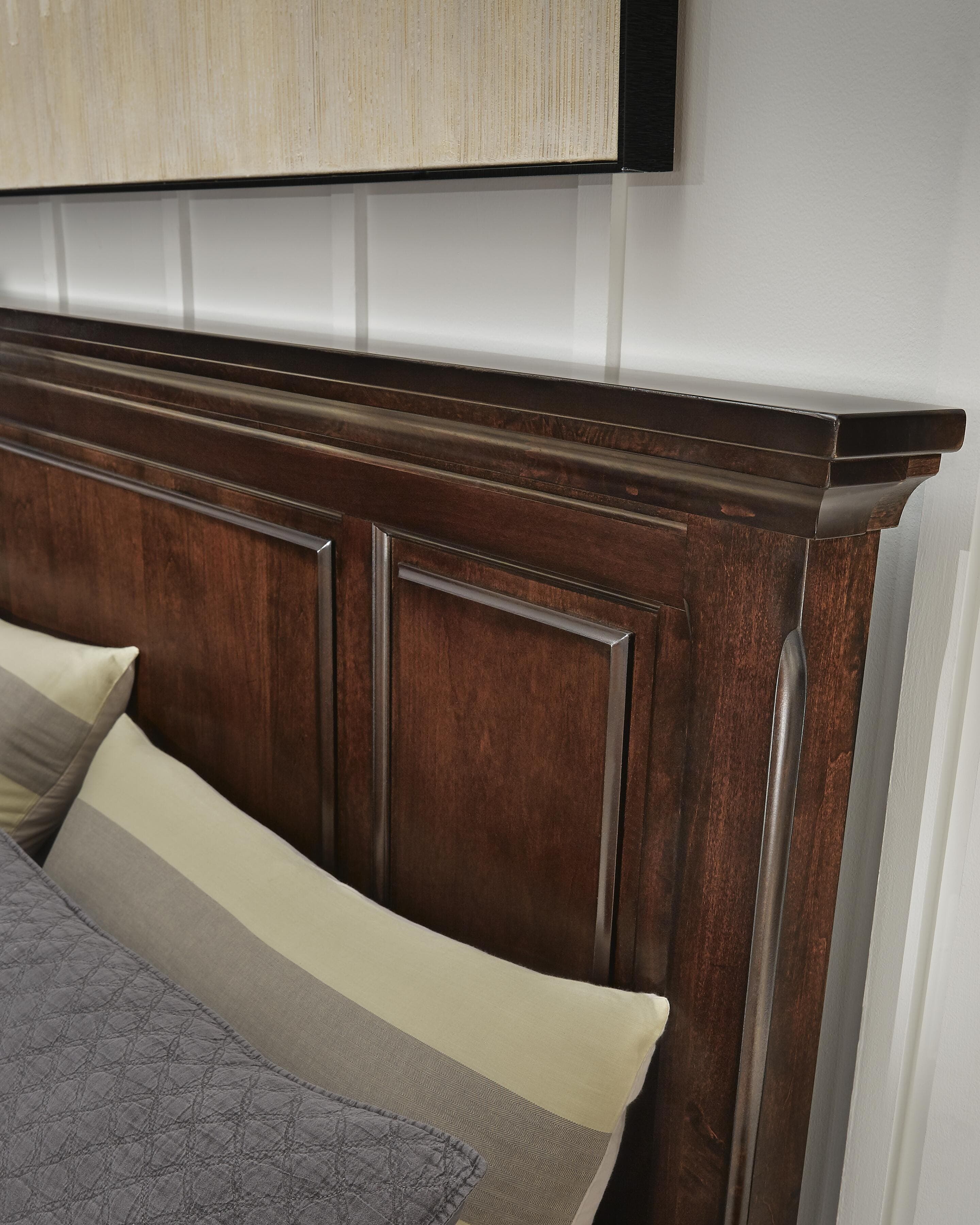 Porter King Panel Storage Bed — Brown/Beige — view 2