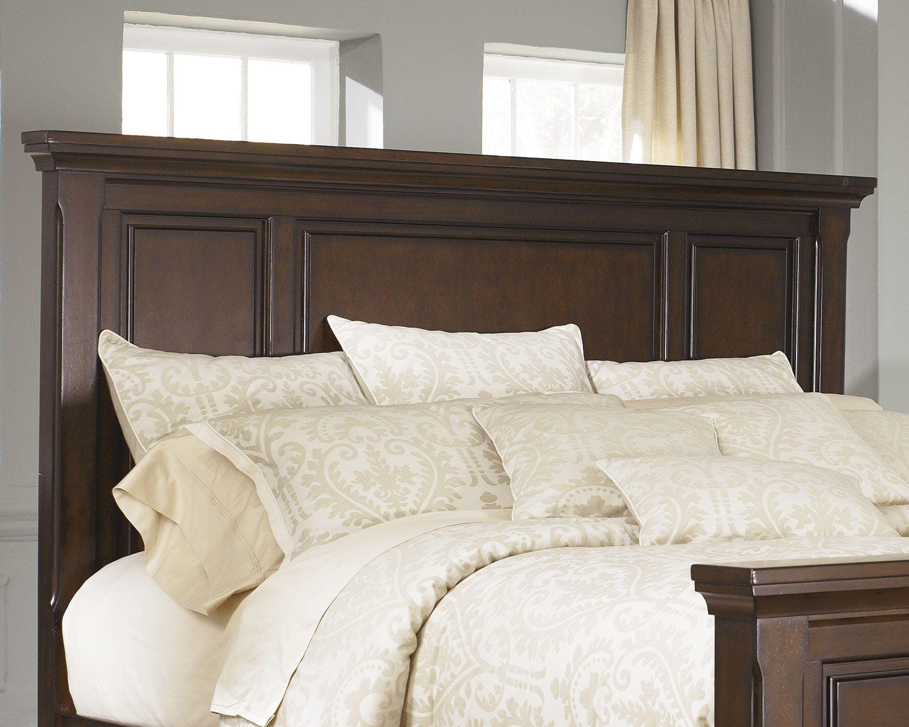 Porter King/California King Panel Headboard — Brown/Beige — view 2