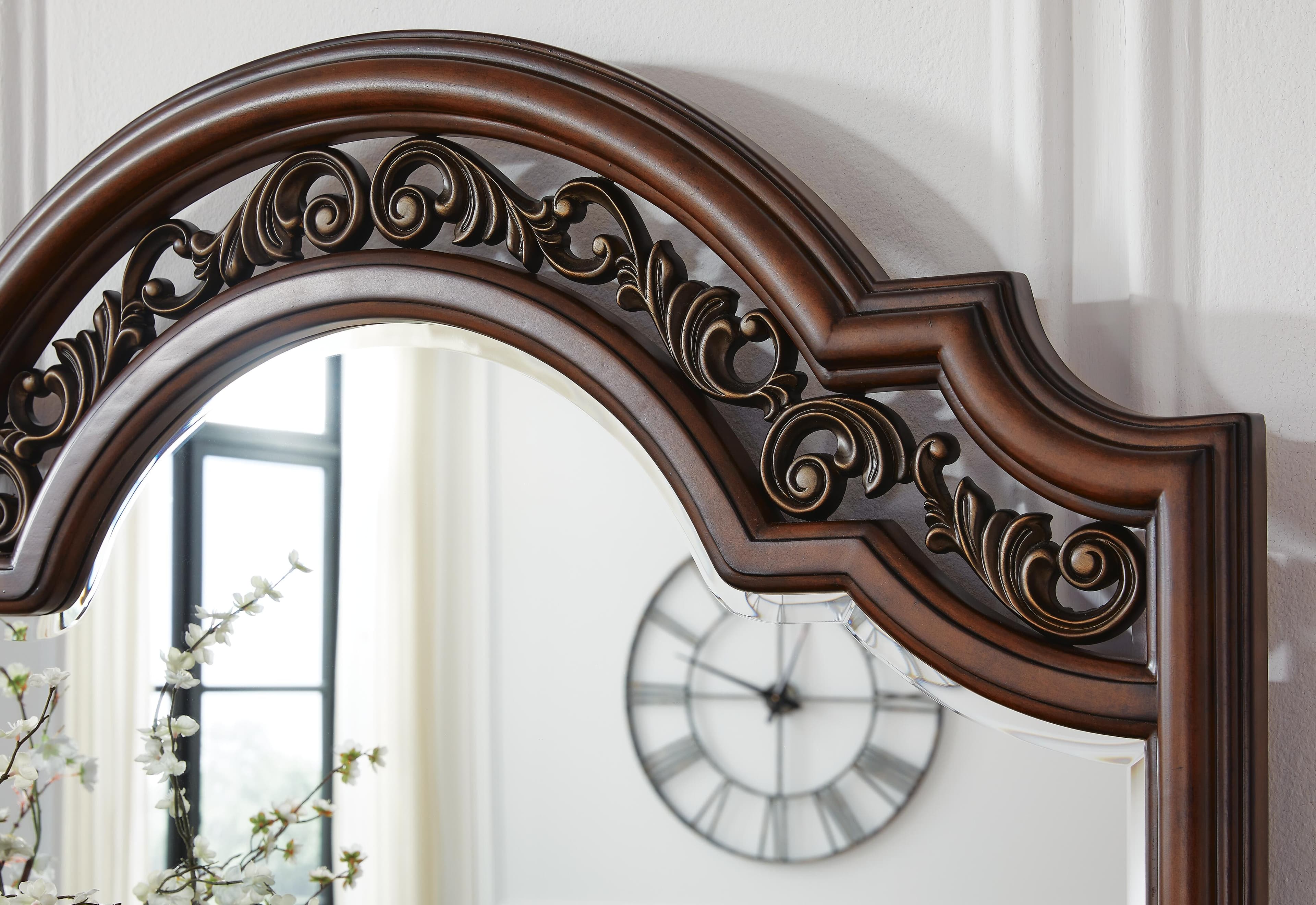 Lavinton Dresser and Mirror — Brown/Beige — view 3