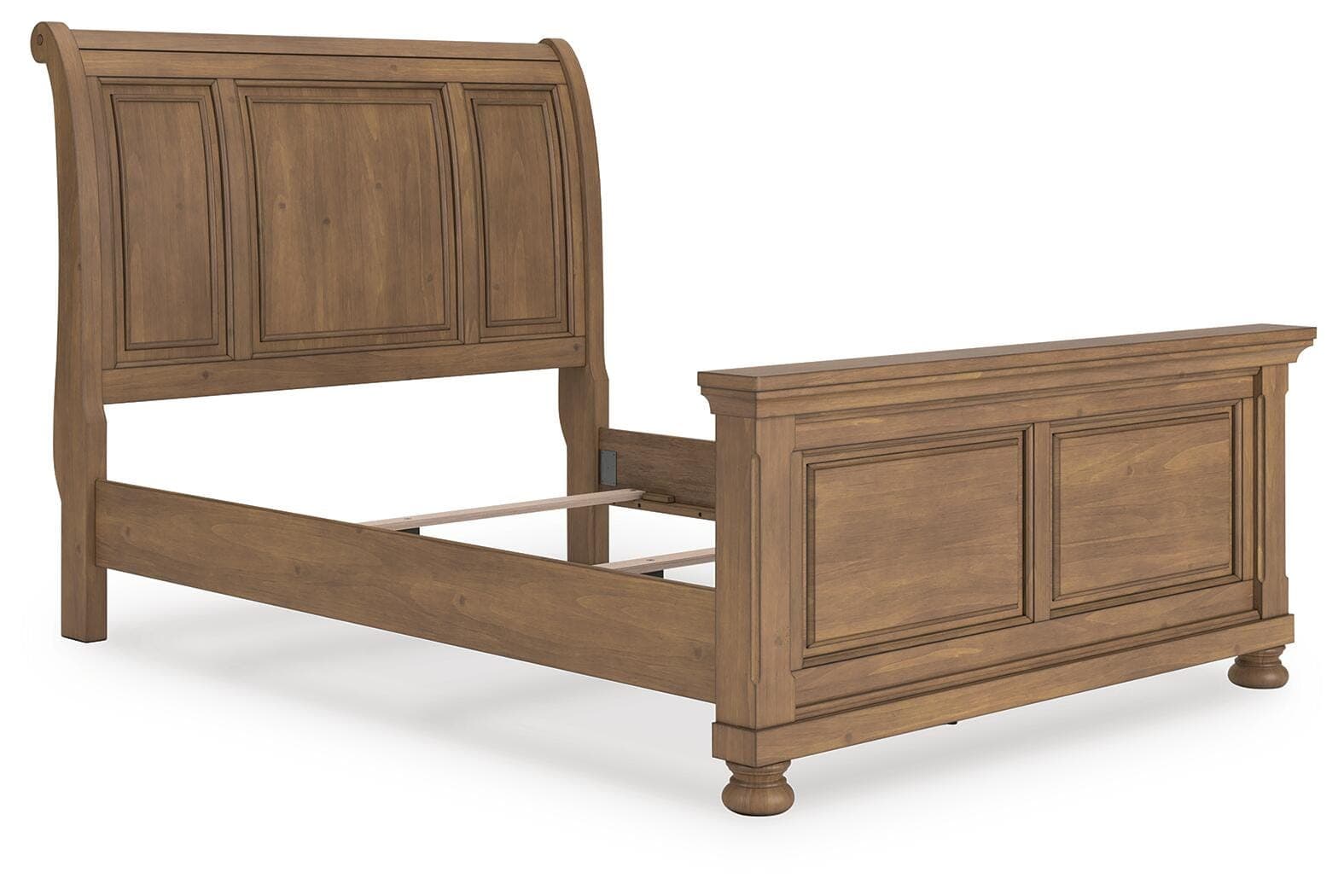 Vandenmore Queen Sleigh Bed — Medium Brown — view 2