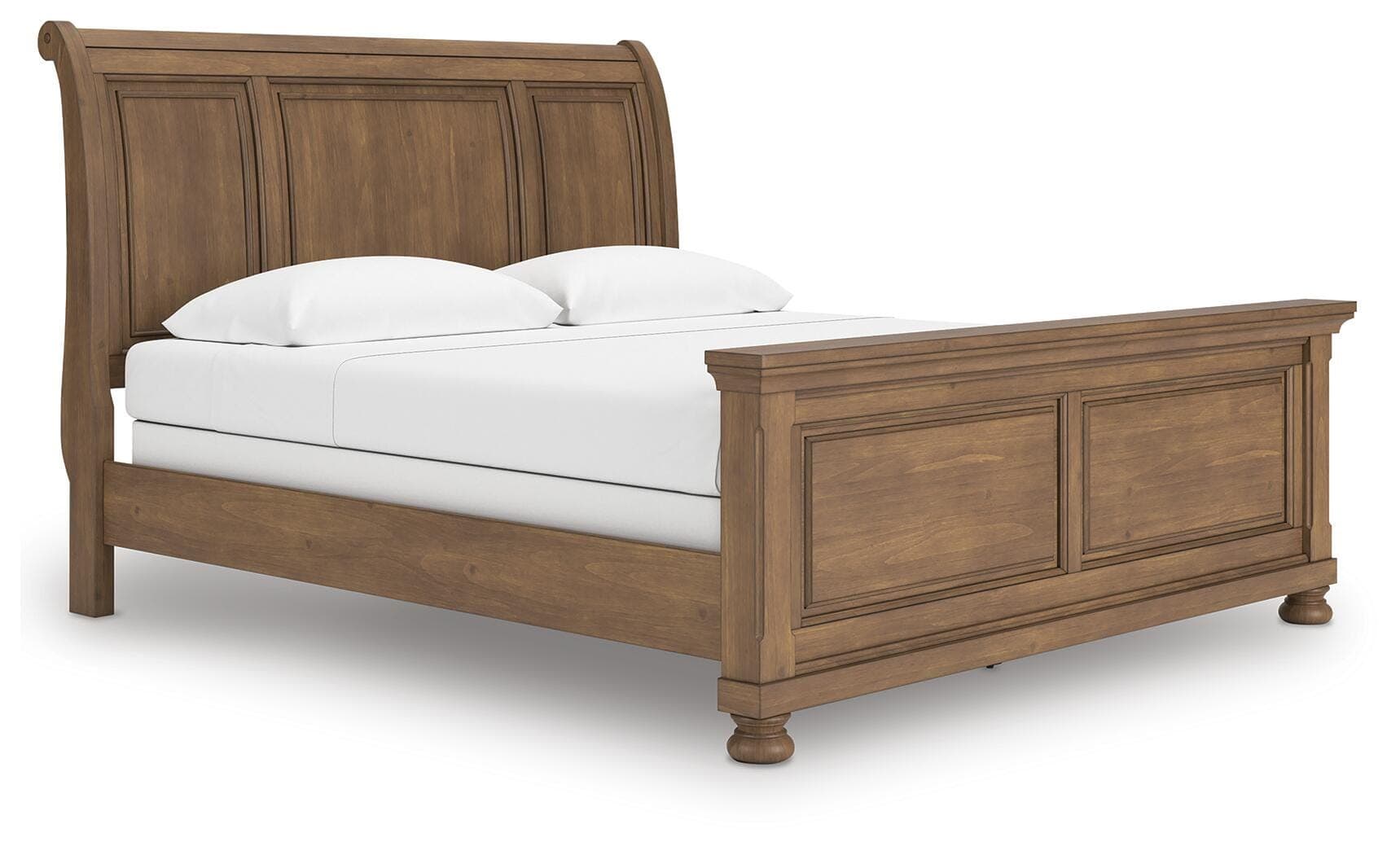 Vandenmore King Sleigh Bed — Medium Brown — view 3