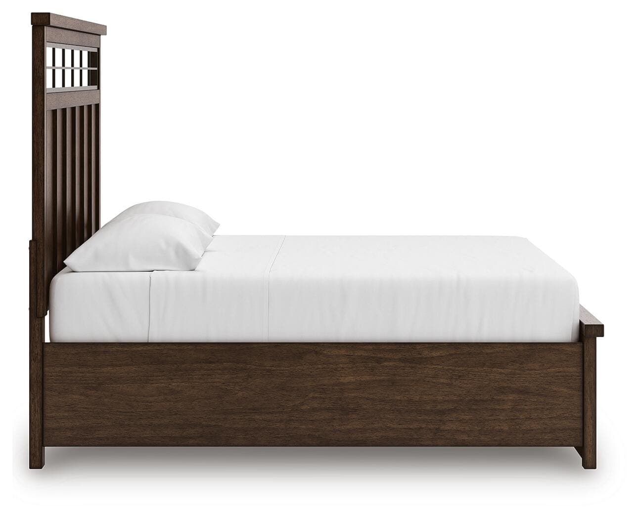 Taffenbrook King Panel Storage Bed — Brown/Beige — view 7