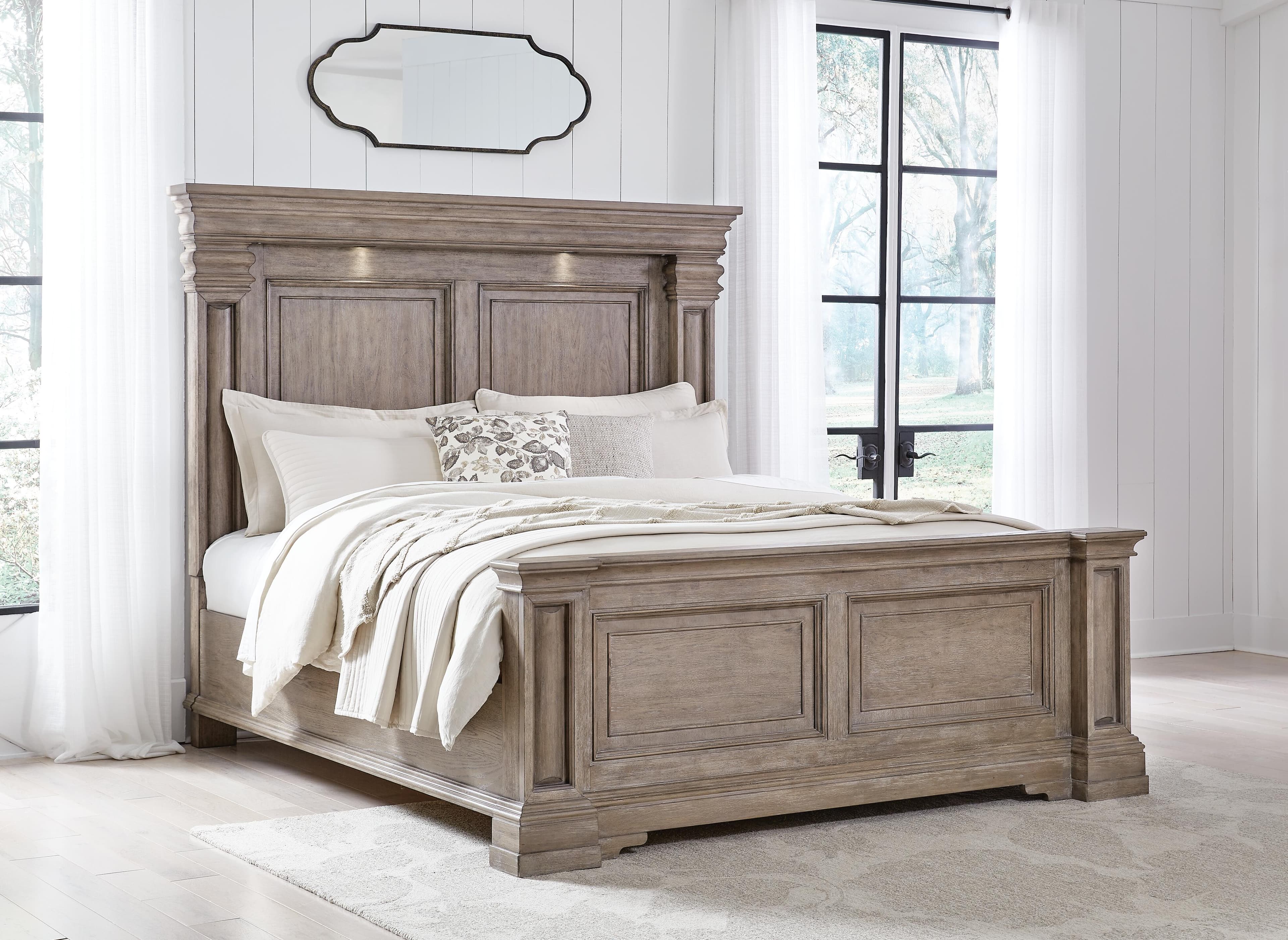 Blairhurst King Panel Bed — Black/Gray;Brown/Beige — view 2