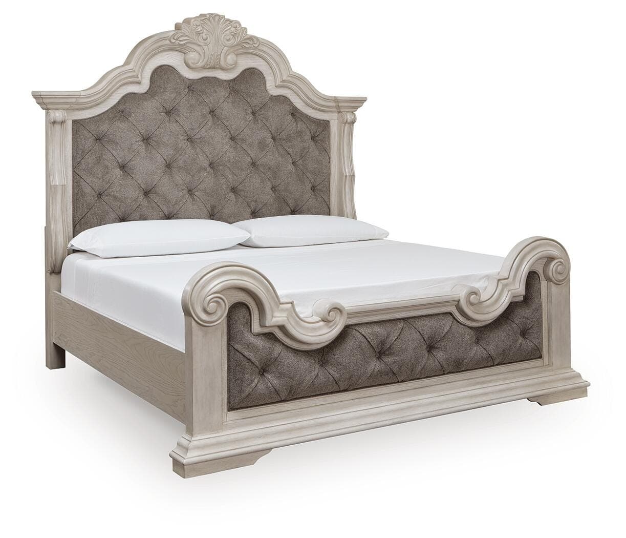 Andonhall King Upholstered Panel Bed