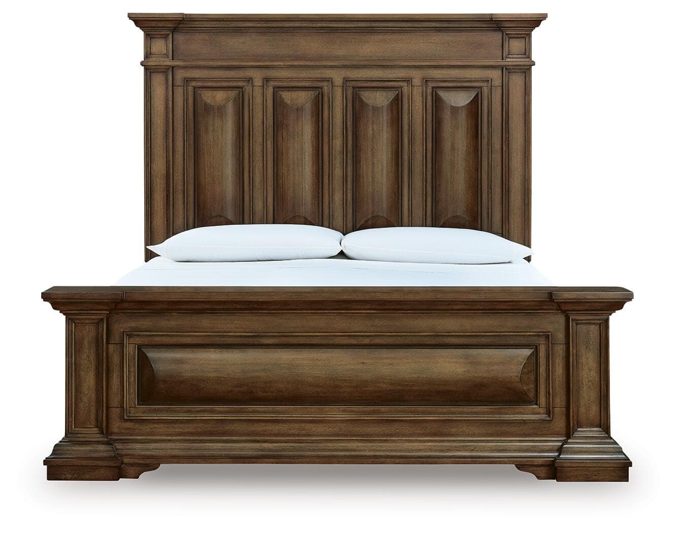 Channley California King Panel Bed — Brown — view 4
