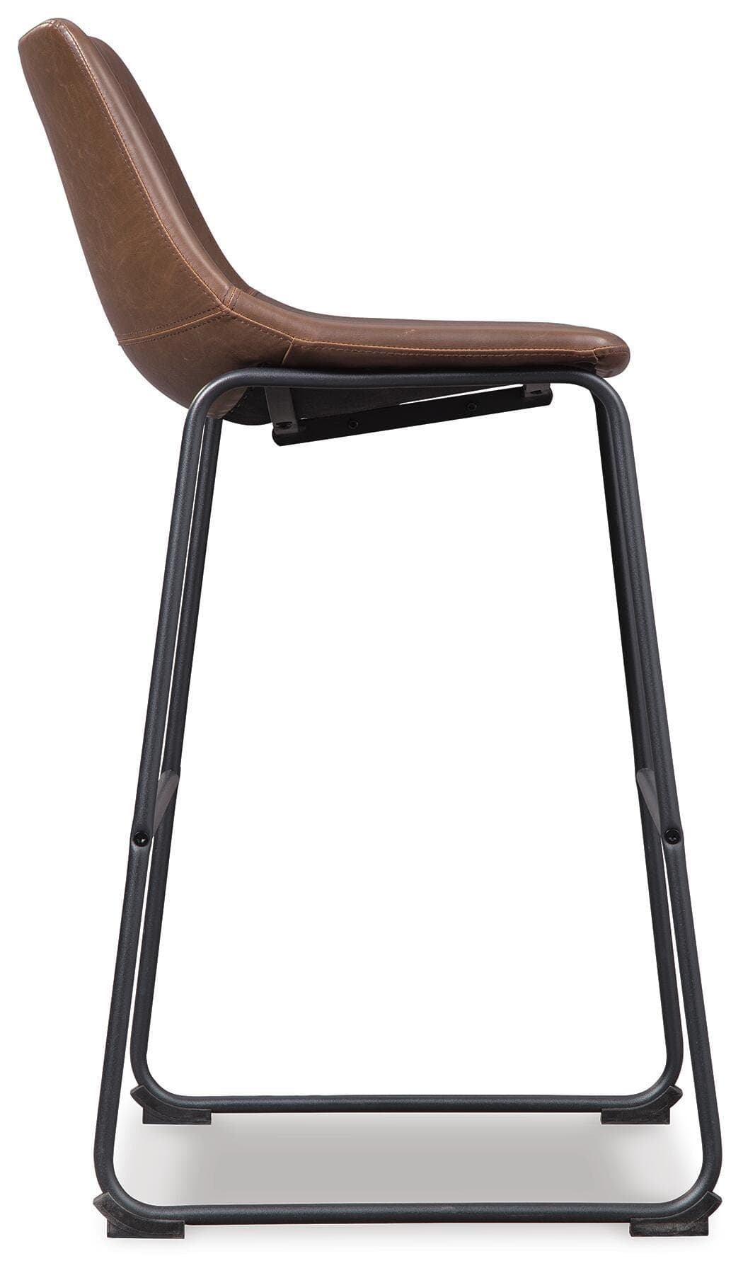 Centiar Pub Height Bar Stool — Black/Gray;Brown/Beige — view 5