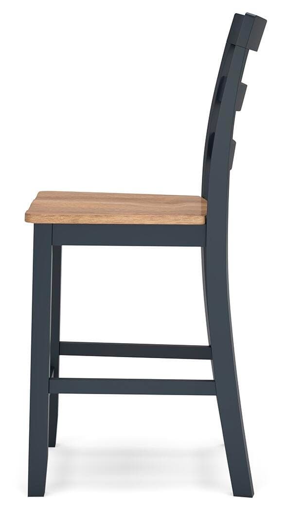 Gesthaven Counter Height Barstool — Black/Gray;Blue — view 6