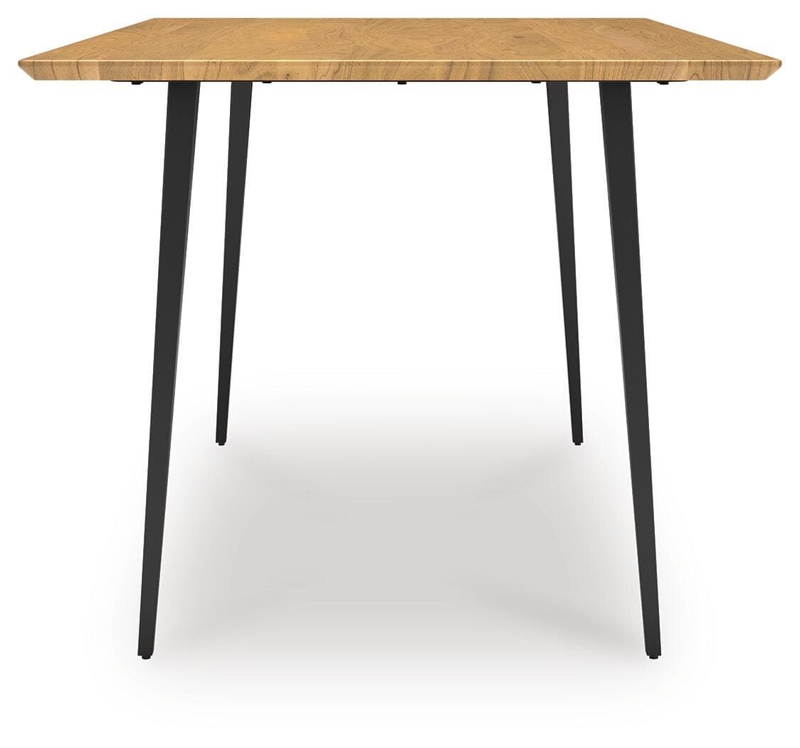Gretlynn Dining Table — Black/Gray;Brown/Beige — view 7