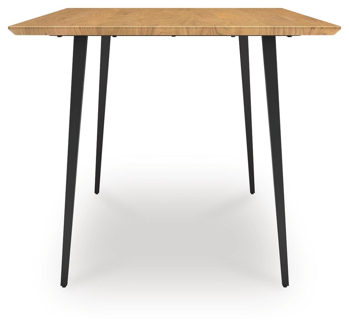 Gretlynn Dining Table — Black/Gray;Brown/Beige — view 5