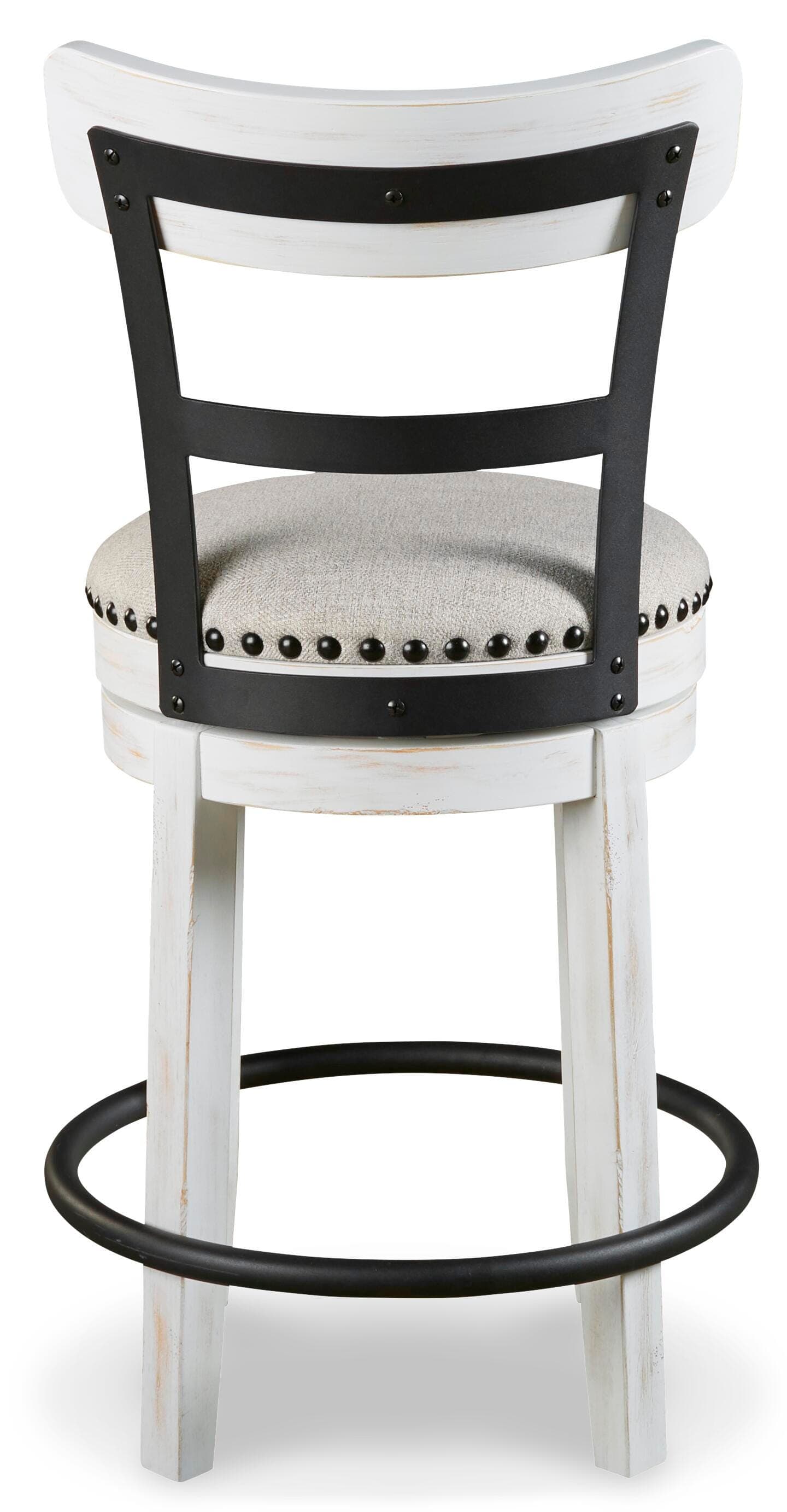 Valebeck Counter Height Bar Stool — White;Black/Gray;Brown/Beige — view 5